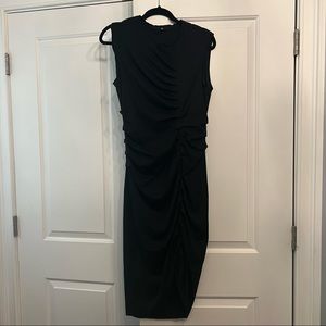 Jarbo Black Rushed Tank Dress